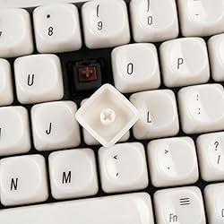 COOMICKEY 140 Keys White PBT Keycaps MOA Profile