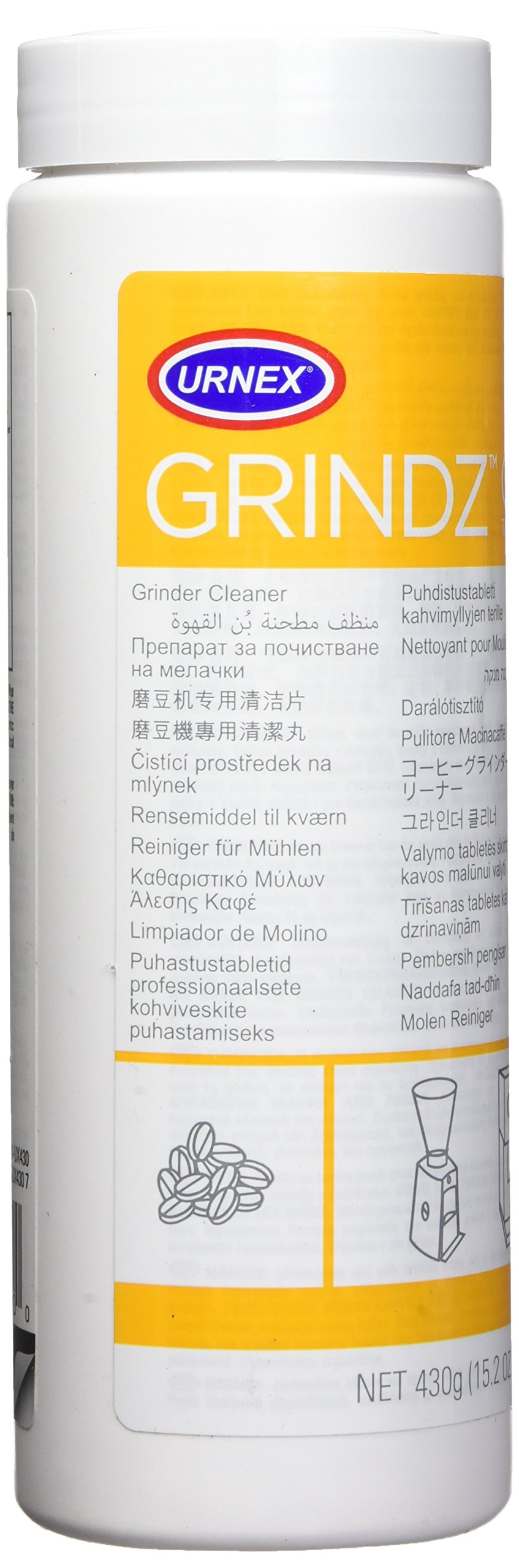 Urnex Grindz Professional Coffee Grinder Cleaning Tablets 430 grams