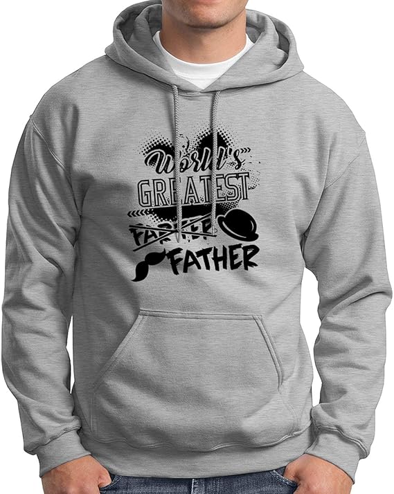 World's Greatest Father Graphic Sweatshirt, Funny Father