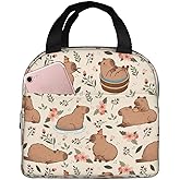 Nmbvcxz Capybaras Lunch Box Insulated Lunch Bags for Women Men Adults Cooler Tote Bag for Work Picnic Gifts