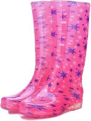 Amazon G7lz レインブーツ ロングブーツ レディース 靴 大人 女性用 オールシーズン おしゃれ かわいい 無地 ヒール 履き口 ゆったり シンプル 雨靴 梅雨 屈曲性 履きやすい 防水性 滑り止め加工 柔らかい レインシューズ レインシューズ