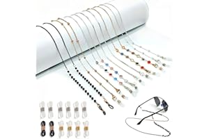 EJOQSON Glasses Chain for Women Eyeglass Chains Beaded Eye Glasses Strap Holders around Neck For Women Eye Glass Chains Glasses Lanyard Sunglasses Strap
