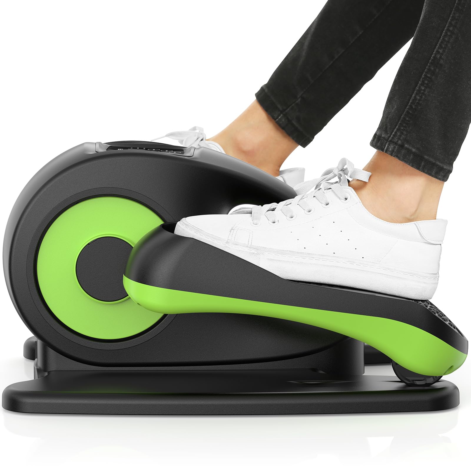 Ancheer Under Desk Elliptical,Ellipse Leg Exerciser for Seniors Fully Assembled, Portable Seated Pedal Elliptical Exerciser with Remote &12 Resistance Adjustable Speed Image