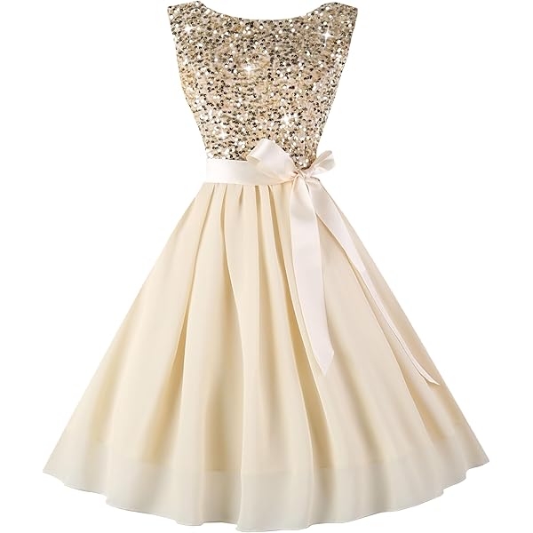 Bonnie Gold Lace Appliques Beaded Homecoming Dresses Short Sequined Prom  Cocktail Gowns BS052 at Amazon Women's Clothing store