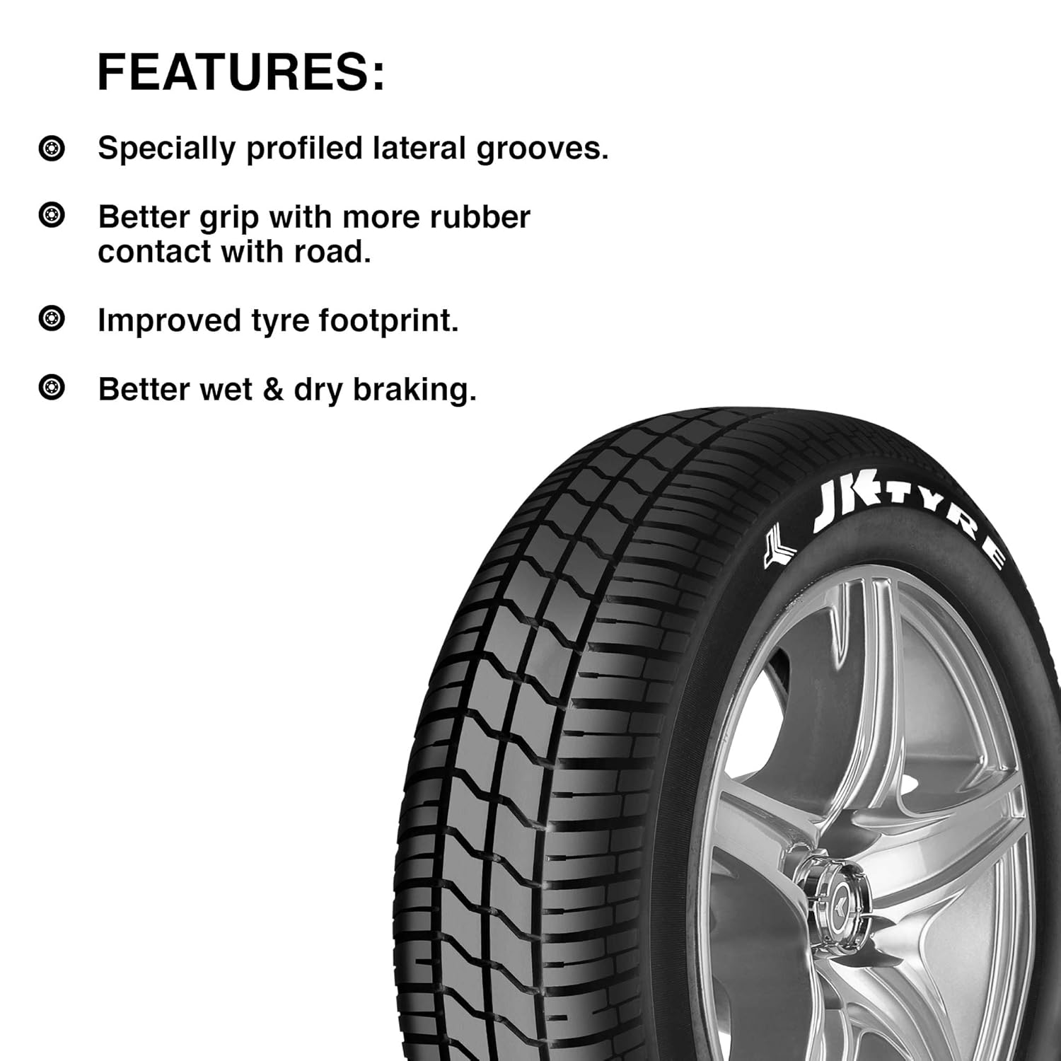 Best Jk Tyre 155 65 R12 Ultima Lxt Tubeless Car Tyre For Tata Nano