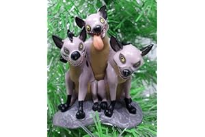 COOVO Holiday Ornaments Lion King Hyena Christmas Ornament Featuring Banzai, Ed and Shenzi - Unique Shatterproof Design