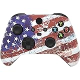 Hand Crafted Custom Controller Compatible with Xbox Series X/S & Xbox One (U.S Flag)