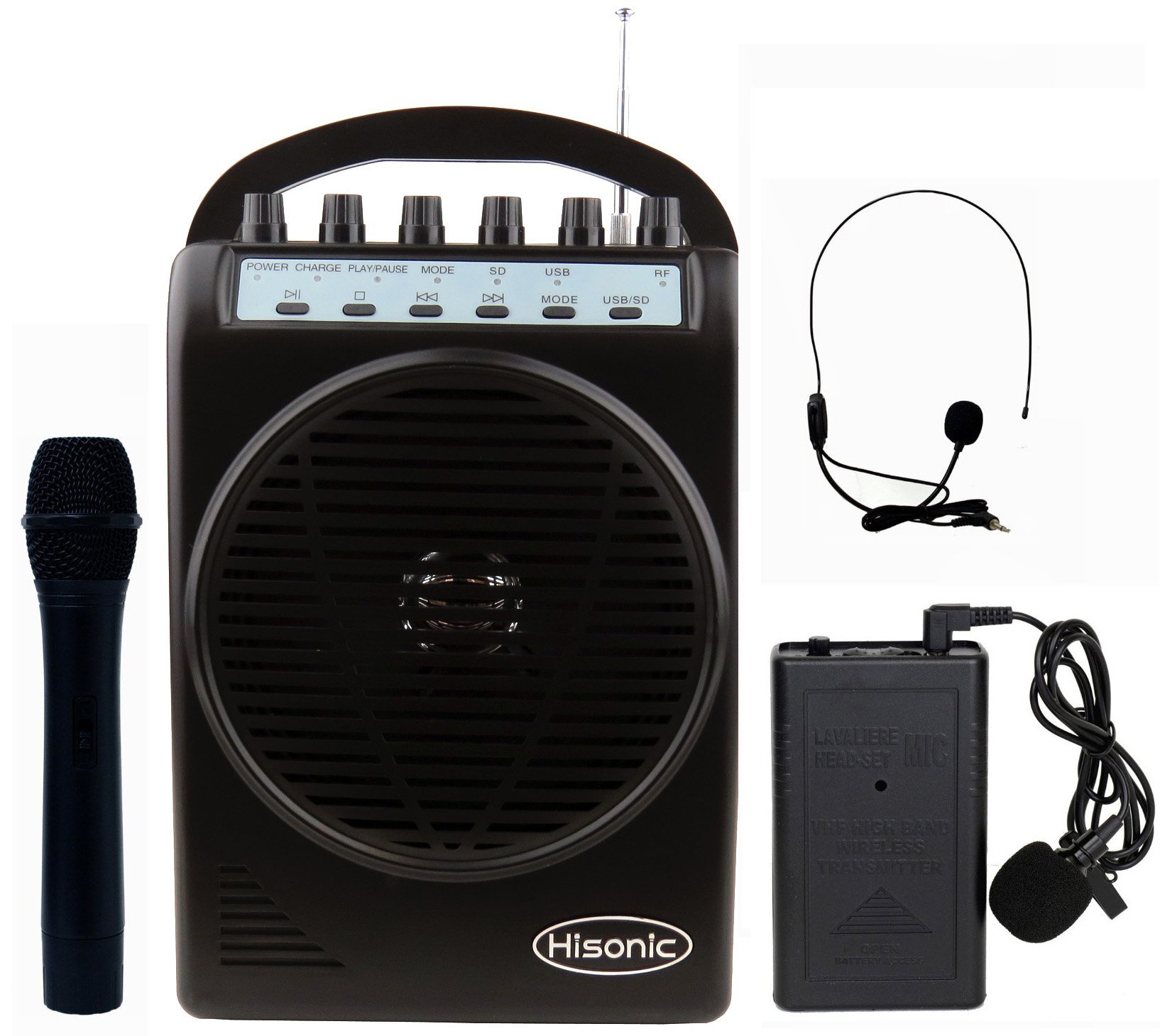Buy Hisonic HS128MP3 Lithium Rechargeable Battery Wireless Portable PA