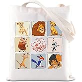 FOTAP Lion Merch King Characters Group Inspire Tote Bag Magic Kingd*m Gift WDW Trip Gift Simba Timon Fan Gifts