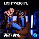 Logitech G535 Lightspeed Wireless Gaming Headset Black/Blue view 4