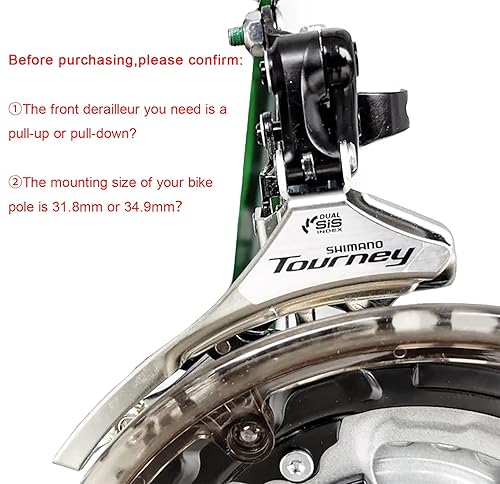 Shimano Rear Derailleur Speed BIYDOO Bicycle Front Derailleur FD