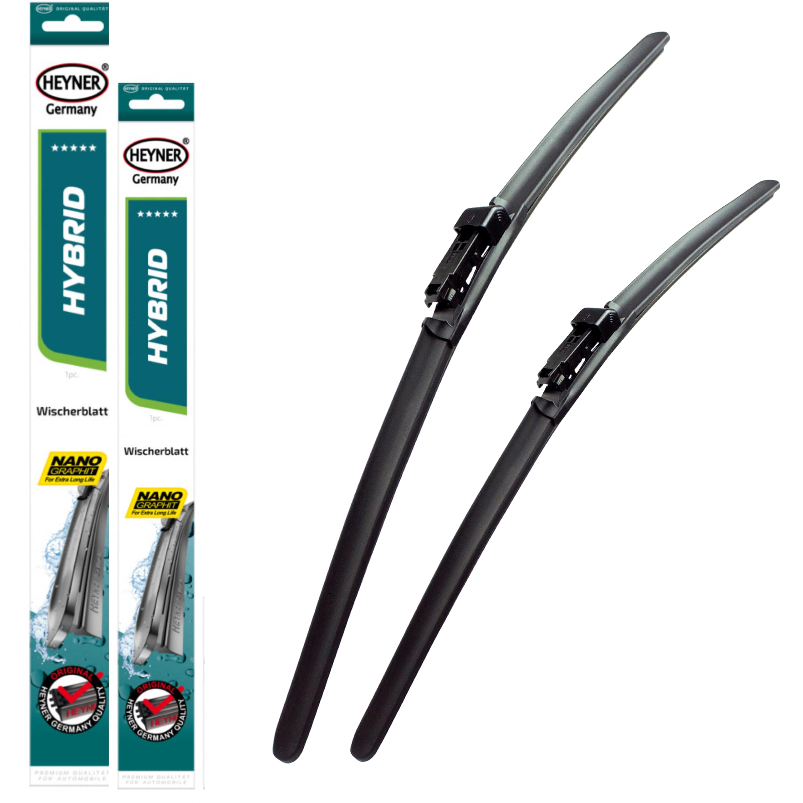 Heyner Fits: Nissan Qashqai 2007-2014 Hybrid Wiper Blades 24"16" HH2416PT
