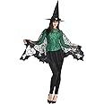 amscan Adult Black Spider Web Seethrough Poncho - One Size (Pack of 1) - Elegant, Extraordinary and Stylish, Occasions