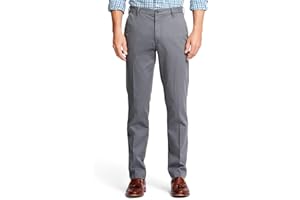 IZOD Men's Performance Stretch Straight Fit Flat Front Chino Pant