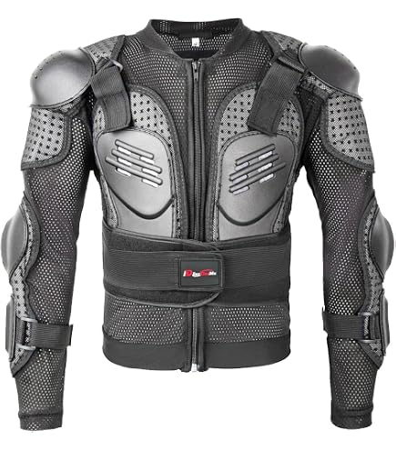 Motorcycle Chest Protector，Kids Dirt Bike Gear Motocross Jacket with Armor