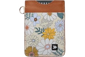 Thread Wallets Ultra Slim Minimalist Card Holder Wallet (Blossom)