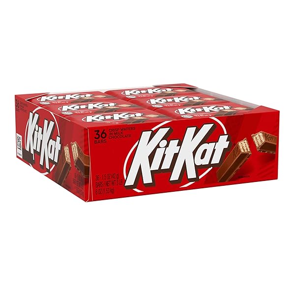 KIT KAT MILK CHOCOLATE WAFER CANDY BARS, 1.5 OZ (36 COUNT)