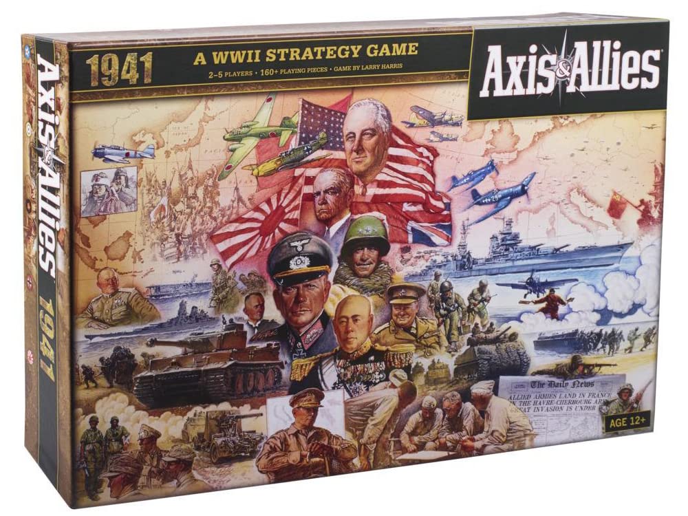 Photo 1 of Avalon Hill Axis and Allies 1941 Board Game,5 players, Multicolor, 5 players
