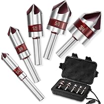 900.3010, 6 piece set HSS-G countersinks type '400' in ABS-cassette 900.3010, 6 piece set HSS-G countersinks type '400' in ABS-cassette