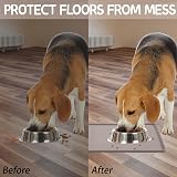 MateeyLife Cat & Dog Food Mat Silicone Anti Slip Waterproof Taupe 61x40cm view 6