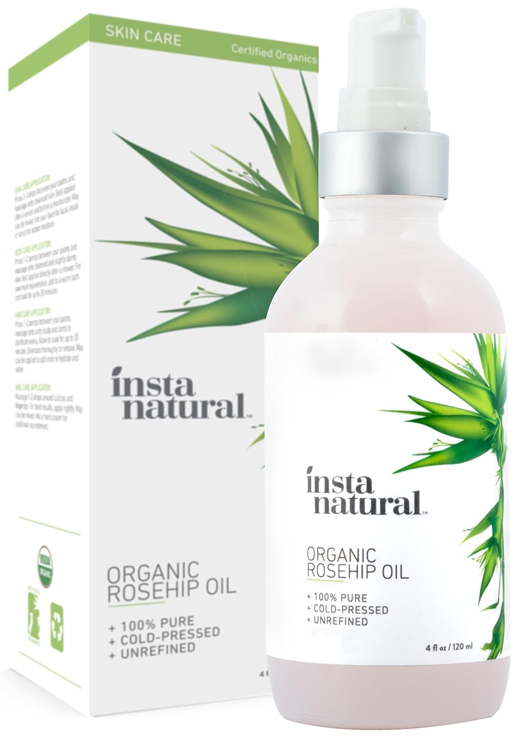 Organic Rosehip Seed Oil from InstaNatural 