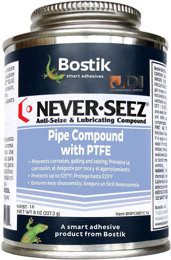 Pipe Compound With PTFE 1lb brush top pipe compound w/PTFE [Set of 12