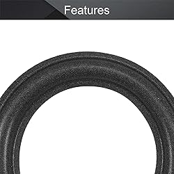 Fielect 4Pcs 5.1inch/130mm Foam Speaker Edge
