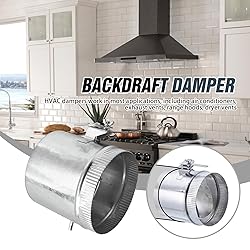 EATAKWARD Backdraft Damper HVAC Duct Manual Volume