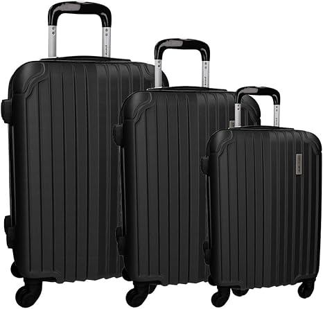 pierre cardin 3 piece luggage set
