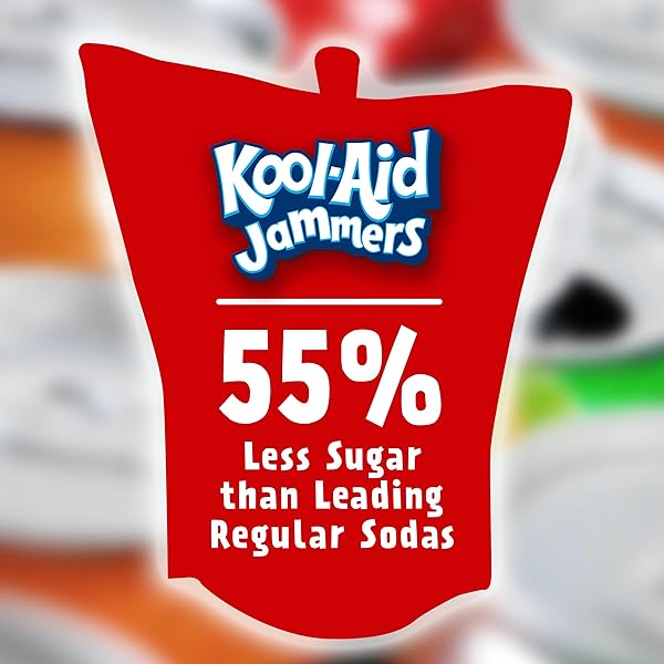 KOOL-AID JAMMERS TROPICAL PUNCH (GRAPE & CHERRY ARTIFICIALLY FLAVORED KIDS SOFT DRINK VARIETY PACK, 30 CT BOX, 6 FL OZ POUCHES)