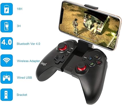 Amazon Co Jp Powerlead サムスンのhtc Moto Android Tv ボックスタブレットpc用bluetoothワイヤレスクラシックゲームパッドゲームコントローラ マウス機能付 家電 カメラ