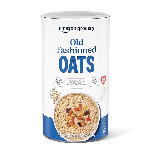 AMAZON GROCERY, OLD FASHIONED OATS, 18 OZ