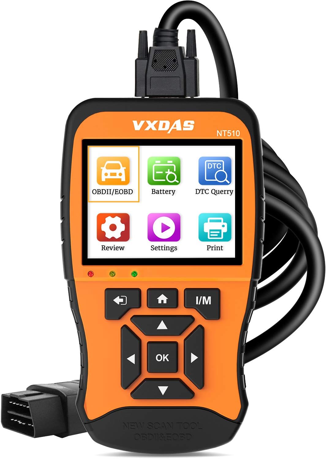 VXDAS NT510 Professional OBD2 Scanner Enhanced OBDII Auto Diagnostic