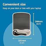 Kensington Duo Gel Mouse Pad with Wrist Rest Grey 62399 Ergonomic view 2