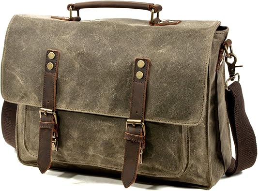 mens canvas computer bag