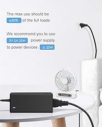 ALITOVE 5V 5A AC to DC Power Supply Adapter