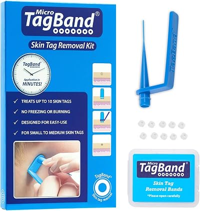 TagBand Original Skin Tag Remover Small/Medium Kit 2-4mm Face & Body