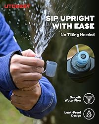UTOBEST 200ml Soft Flask, 2 Pack Flexible TPU