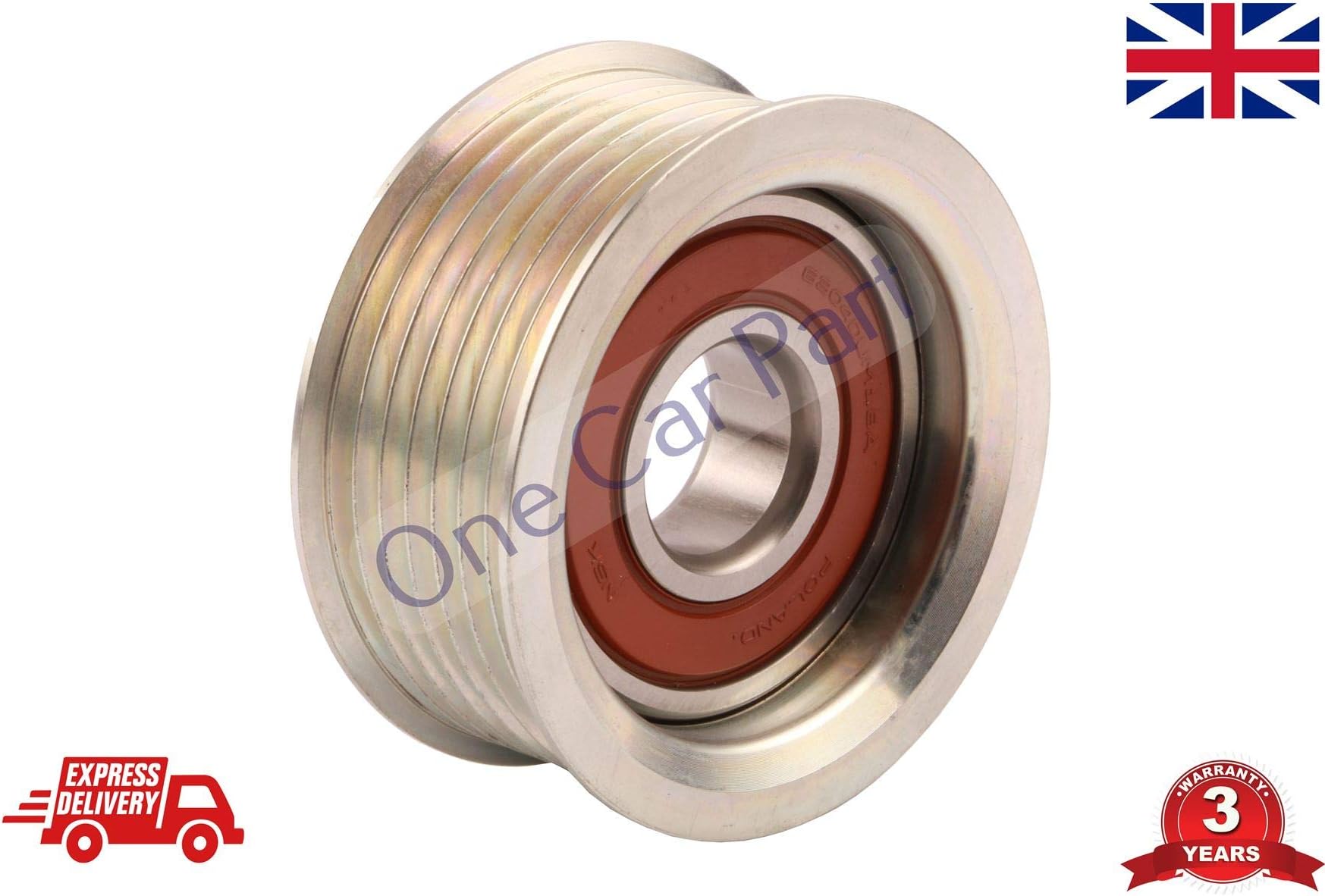 Aux Belt Idler Pulley fits 532080310 Deflection 56980RL0G01 Quality Replacement