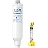 Waterspecialist RV Inline Water Filter, NSF Certified, Reduces Chlorine, Bad Taste and Odor, Rust, Corrosion, Sediments, and Turbidity, Dedicated for RVs, 1 Pack Water Filter with Hose Protector