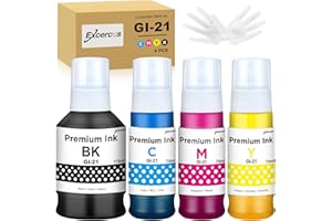 EXCERCUS GI-21 Bottle Compatible for Canon GI-21 GI21 Ink Refill Bottle for Canon G3270 G3272 G3262 G3260 G4270 G2260 G1220 G