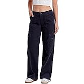 Unionbay Womens Corduroy Cargo Straight Leg Pant