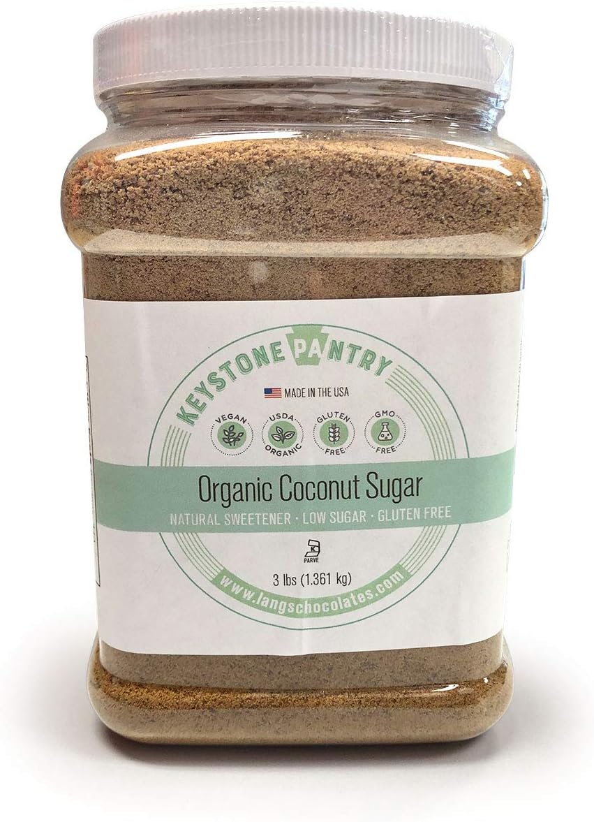 Keystone Pantry Organic Coconut Sugar 3-LB Jar