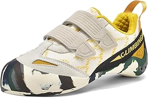 ABXOX Mens Womens Climbing Shoes for Indoor Outdoor Sport Climbing Bouldering Slip-Resistant & Breathable