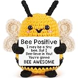 LEJIAJINW Cute Mini Positive Crochet Bee for Wife