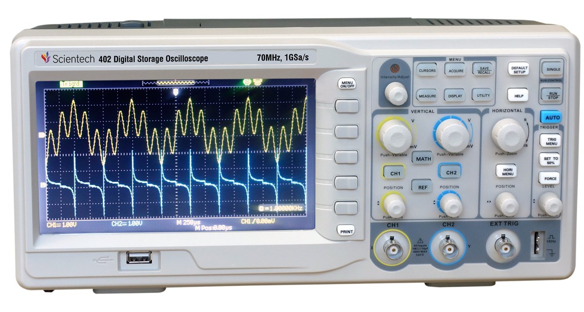 Scientech 70mhz Widescreen Digital Storage Oscilloscope Dso Digital Oscilloscope 1 Years Warranty Amazon In Industrial Scientific