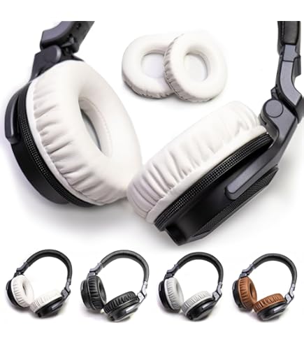 Kit Coussinets & Serre-tête épais Pour Casque Pioneer HDJ-1000/1500/2000 - Neuf - Noir