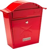 Burg-Wächter MB01R Red Classic Wall Mounted Lockable Weatherproof Post Box