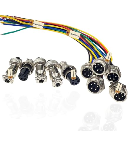 Amazon.com: GX16 Aviation Connector 16mm Thread GX16-3 Pin IP67