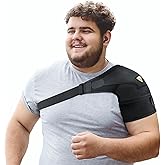 FIGHTECH Shoulder Brace for Torn Rotator Cuff for Men and Women - Support & Pain Relief (Black-XXL)